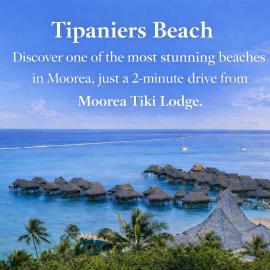 Bungalow Moorea Tiki Lodge - 2 min from beach, hotel i Moorea