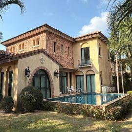 European style Pool villa modern with garden in Na Jomtien Chivani village Pattaya