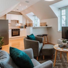 St Johns Penthouse Serviced Apartment, Bridgnorth
