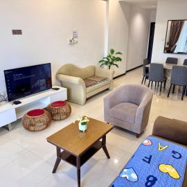 Spacious 3BR Homestay - Trinity Residence Kuching City