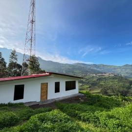 San Miguel में, होटल Casa de campo con impresionante vista a cataratas y montañas en Canta