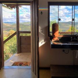 A Casa Montanha em Milho Verde com vista espetacular, khách sạn ở Sêrro
