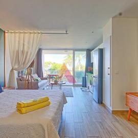 Studio à Anse Marcel, plage, climatisation, parking - FR-1-734-47, hotel in Anse Marcel 