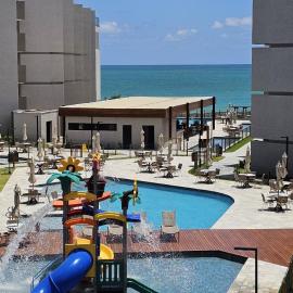 Flat pé na areia em Carneiros - NOMAR - 300m do Acquaventura