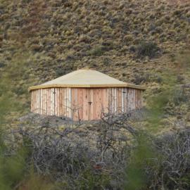 Yurtas Patagónicas Refugio de estepa, hotel v mestu Bajo Caracoles