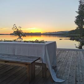 Upea miljöö Saimaalla, tilava talo ja saunamökki, Hotel in Joensuu