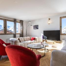 Chalet Alaska 7 130 m2 Balcony Ski in Parking