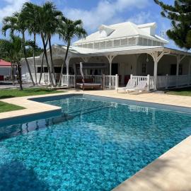 Villa luxueuse 4suites piscine privée billard St François proche plage et golf