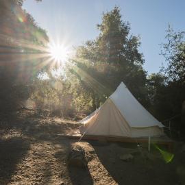 Cozy Bell Tent in Palomar Mountains, hotel in Pauma Valley