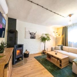 Stylisch Loft I Industrie-Design I Kamin I Netflix