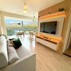 Encanto da Praia LUXO Ap 2 qts Pe na Areia Camboinhas