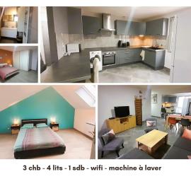 Le St Roch - appart 6-8 pers - wifi - centre ville, hotell sihtkohas Issoudun