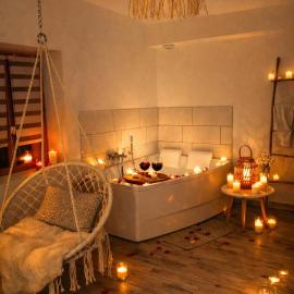 Cottage Interieur Spa classé 4 étoiles - balnéo et sauna privatif