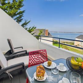 -AR MEN- T2 avec terrasse vue mer - plage a 50m – hotel w mieście Concarneau