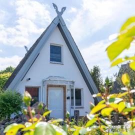Finnhütte Reet und Meer