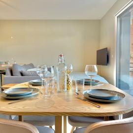 Appartement, terrasse, proche frontière