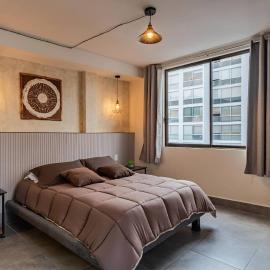 Sunny condo with rooftop in Roma Norte