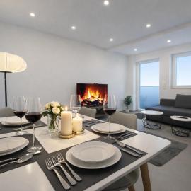 STN Apartment Suite - Ferienwohnung mit 2 Schlafzimmer & Parkplatz, Highspeed WLAN, Fußbodenheizung & Netflix Premium, Zentral zu Audi & Schwarz Gruppe