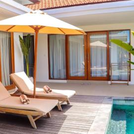 Seseh Beach-Twin Villa Celestine 3 Bedrooms Villa with Private Pool-650 m to beach