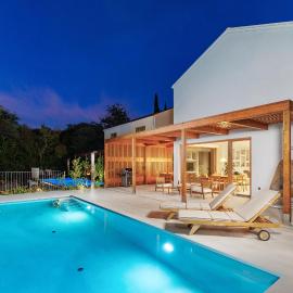 new Villa 3 with Pool Soline, Krk, 280 m from beach, by 4Villas