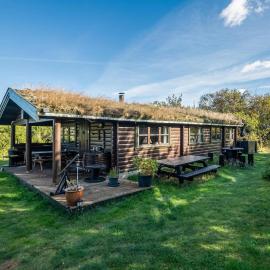 Authentic Scandinavian Log Cabin with Private Sauna near Skagen, hotelli kohteessa Skagen