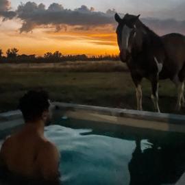 Cabaña de Campo, Atardeceres y Pileta Climatizada, hotel i Estación Coronel Brandsen