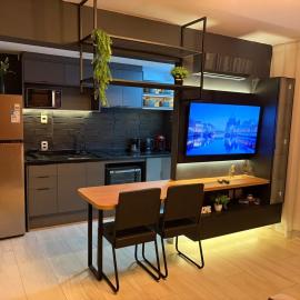 Loft completo, garagem, piscina aquecida, jacuzzi