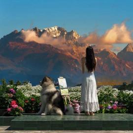 Lijiang Ancient City Hitone Sky Garden Snow Mountain Viewing Resort