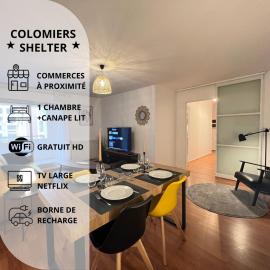 Colomiers Shelter - City, Terrasse, Wifi, Netflix, hotelli kohteessa Colomiers