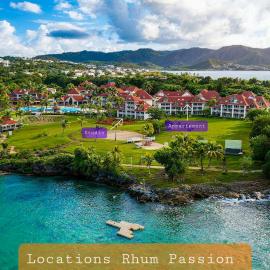T3 Rhum Passion vue mer et rocher du Diamant dans célèbre Village de Vacances