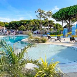 ZEcamping 4 étoiles 600m plage espace aquatique club enfant mobil-home TV LV