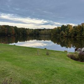 Terassenblick am See