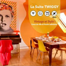 La Suite TWiGGY , 70's vintage, Beauvais center