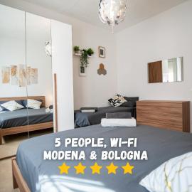 Elegante tra Modena e Bologna, 5 posti, wi-fi, hotel u gradu Camposanto