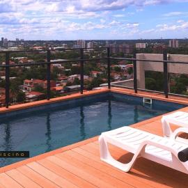 Departamento 1 dormitorio con piscina y parrilla, hotel in Fernando de la Mora