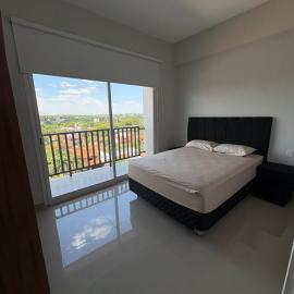 Departamento 1 dormitorio con piscina, hotel a Fernando de la Mora