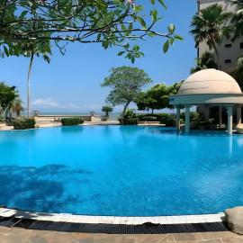 2BR Seaview Condo with Balcony, Riviera Bay Resort Melaka, hotell i Melaka