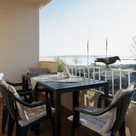 Schöne Wohnung am Strand