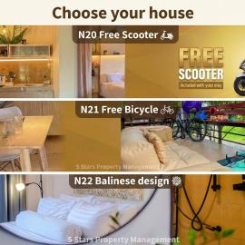 Hidden Gems - 5 min Beach, Soft Mattress, Cozy Balcony, Work & Workout zones
