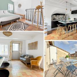 Maison rénovée avec terrasse et parking privé