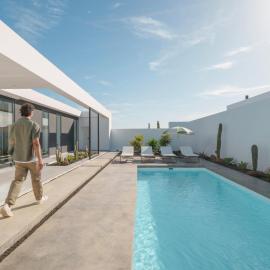 Verdealto - Design villa with heated pool in Fuerteventura, hotel in Villaverde