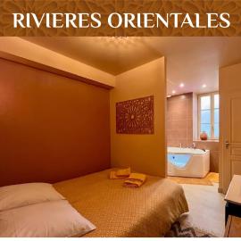 Les Rivières O'rientales Homerepublique à Cravant avec Jacuzzi