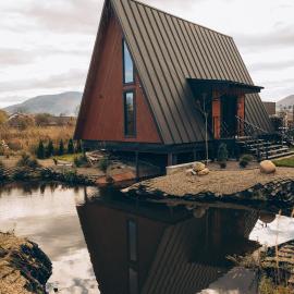Busko Residence А-фрейм, hotell i Staryy Mizunʼ