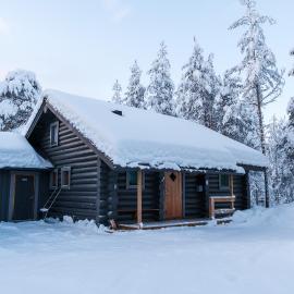 Pyhänäkyy D - cabin with a view to the slopes