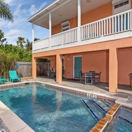 Spacious Home Steps to Beach with Heated Pool, Hot Tub & Game Room