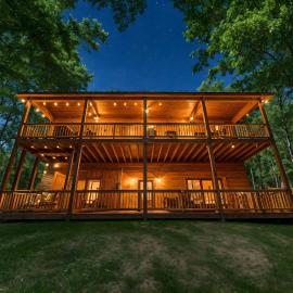 Hot Tub & Fire Pit: Secluded Blue Ridge Cabin!: Blue Ridge şehrinde bir otel