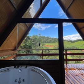 Suíça Pico Agudo - Hidromassagem com vista para as montanhas