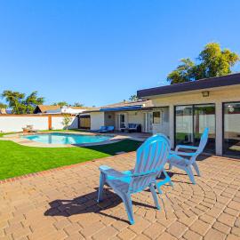 Pool & Personal Bar! 4 Mi to Downtown Mesa Home