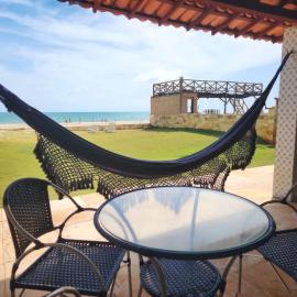 Casa Pe na Areia com Piscina e Ar em Morro Branco – hotel w mieście Barra Nova