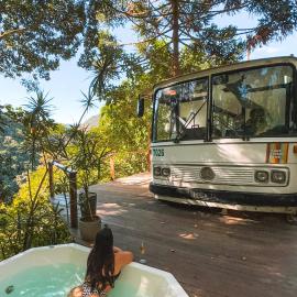 Ônibus Retrô Experience - Domingos Martins, hotel a Domingos Martins